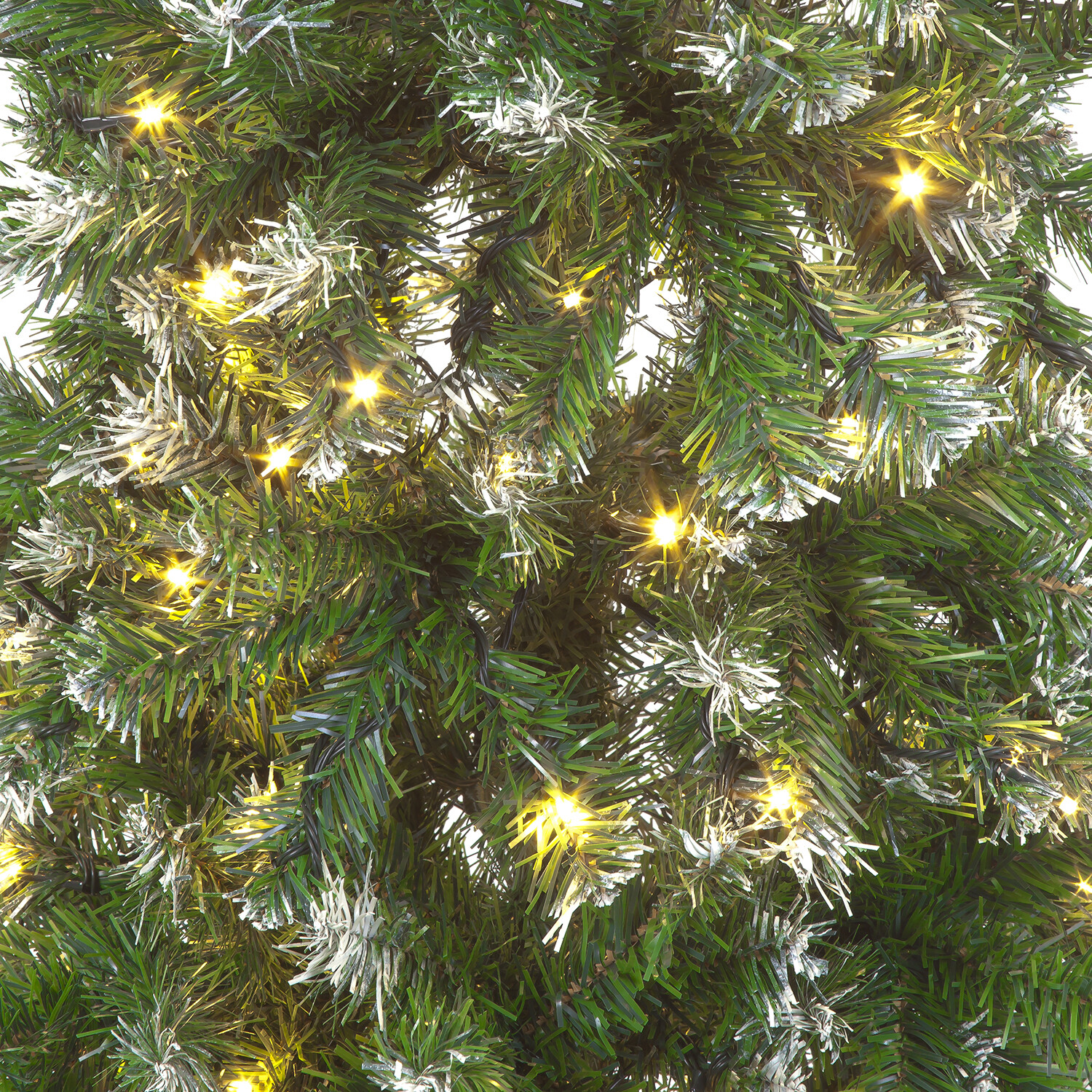 Pre-Lit Christmas Tree - Frosted / 6ft / Warm White LEDs Image 2