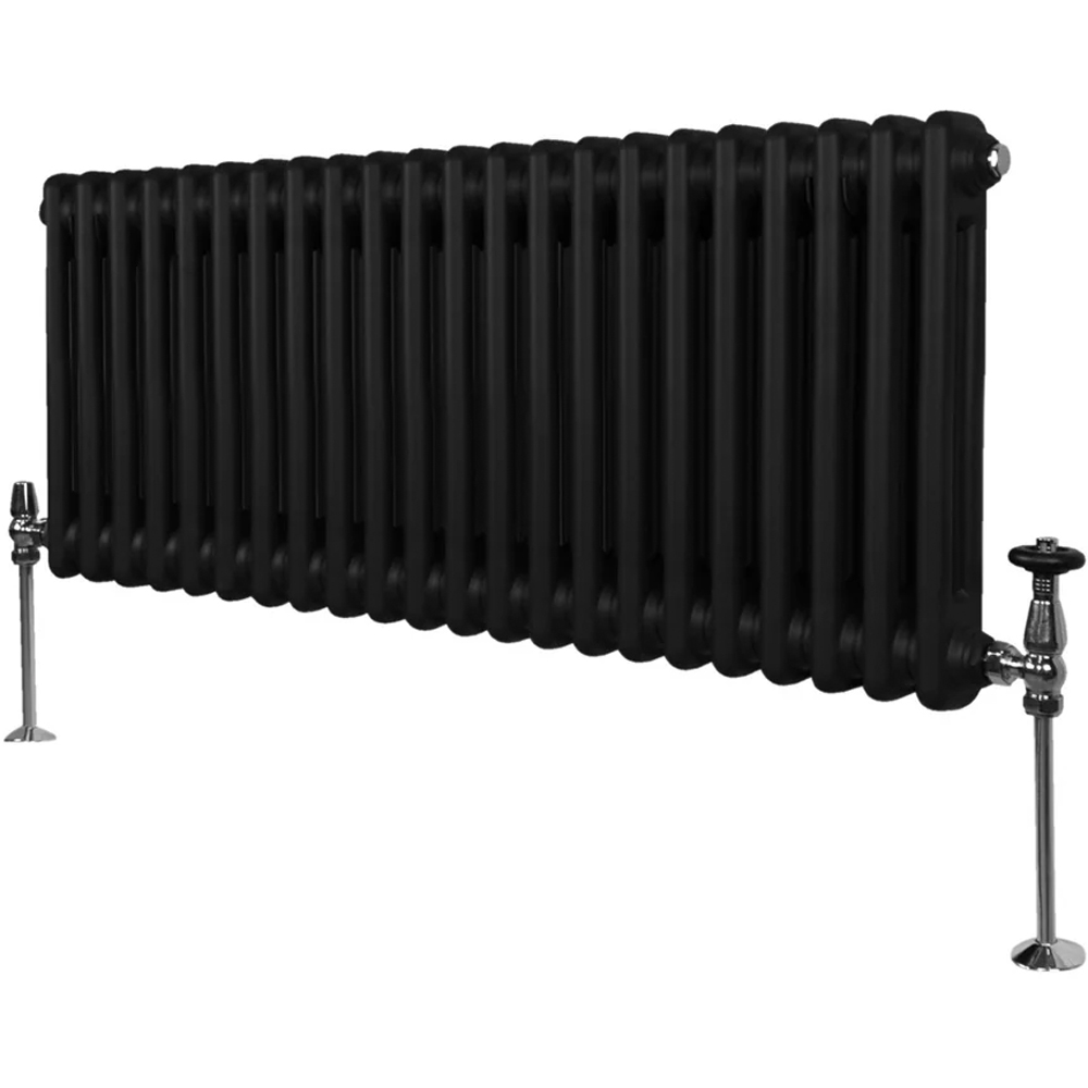 Monster Shop 2413 BTU Black Traditional 2 Column Radiator 300 x 1012mm Image 3
