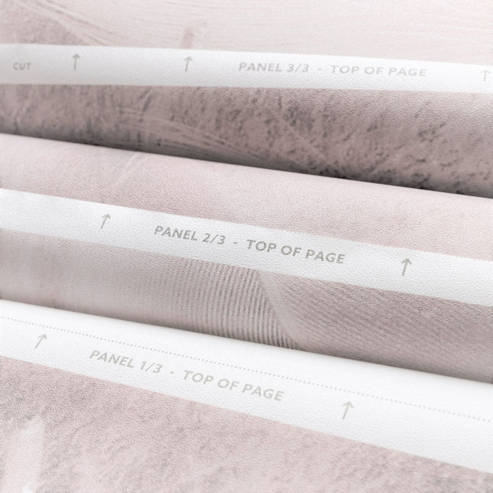 Grandeco Meadow Floral 3 Lane Wall Mural Image 3