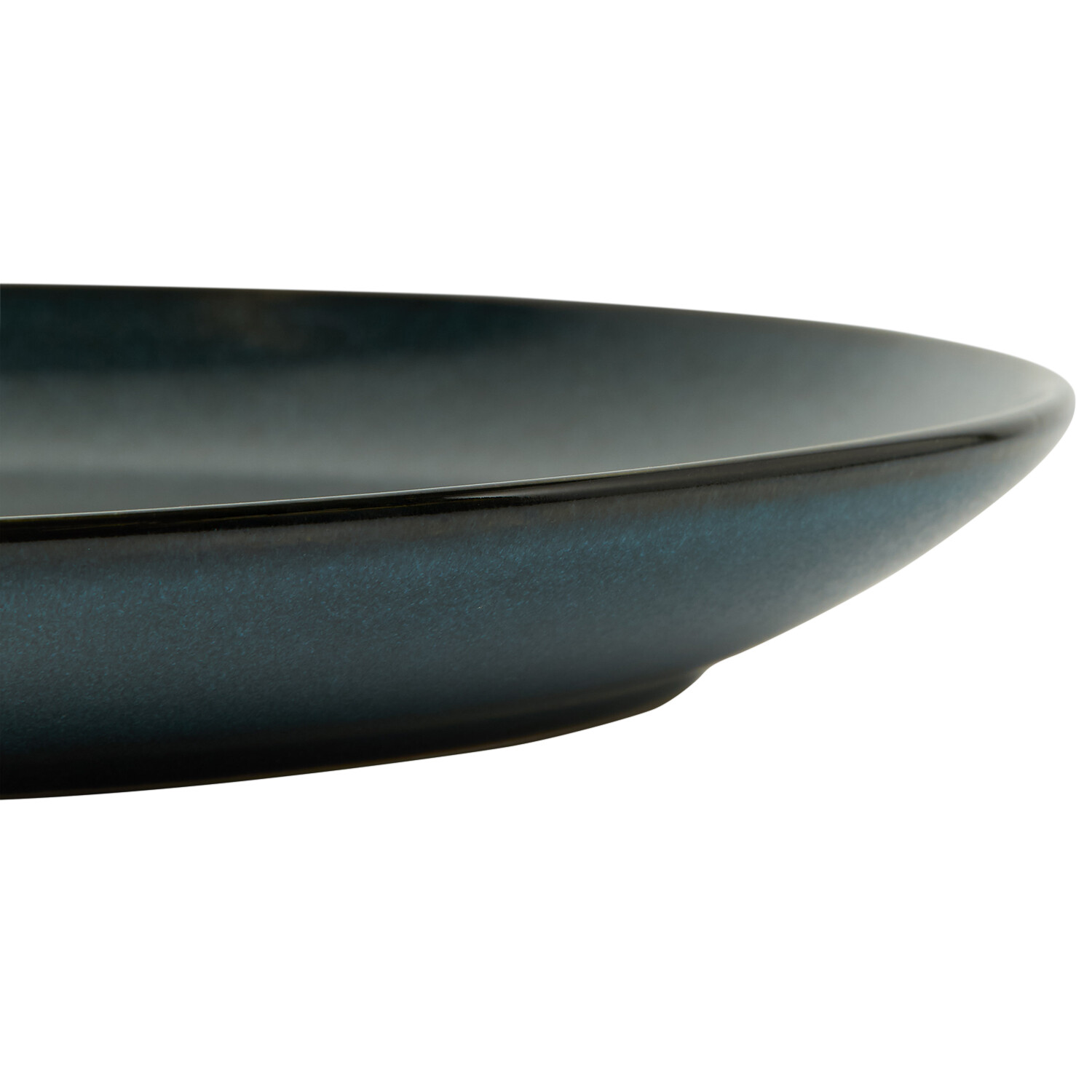 Ayano Reactive Glaze Dinner Plate - Dark Blue Image 2