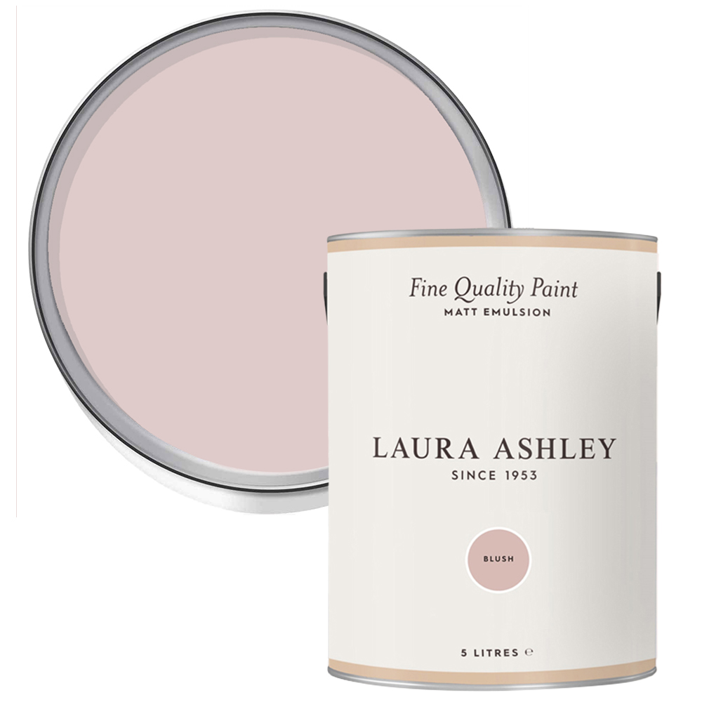 Laura Ashley Blush Matt Emulsion Paint 5L Image 1