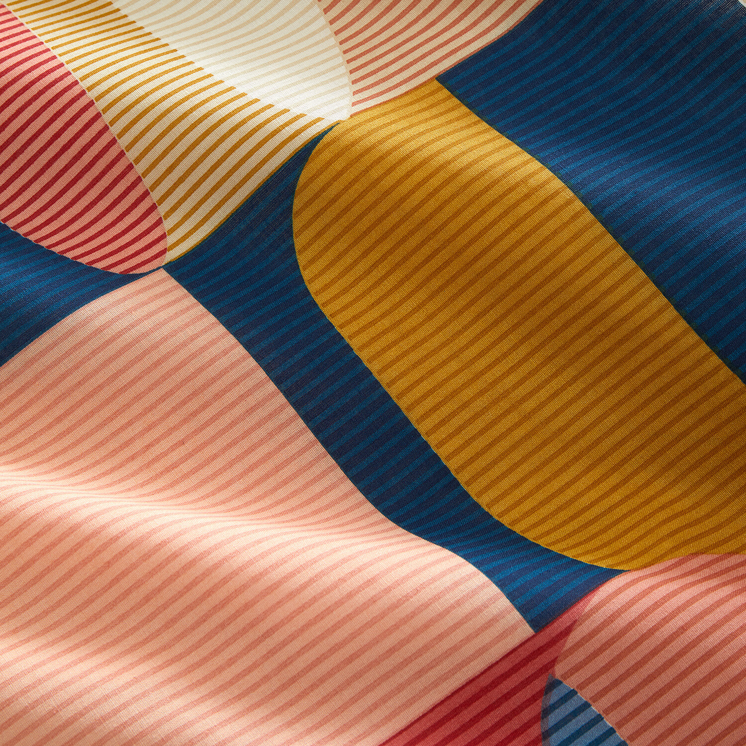 Divante Castillo Geo Duvet Cover and Pillowcase Set - Navy / Double Image 4