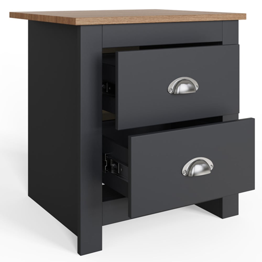 GFW Lancaster Slate Blue 4 Piece Bedroom Furniture Set Image 5