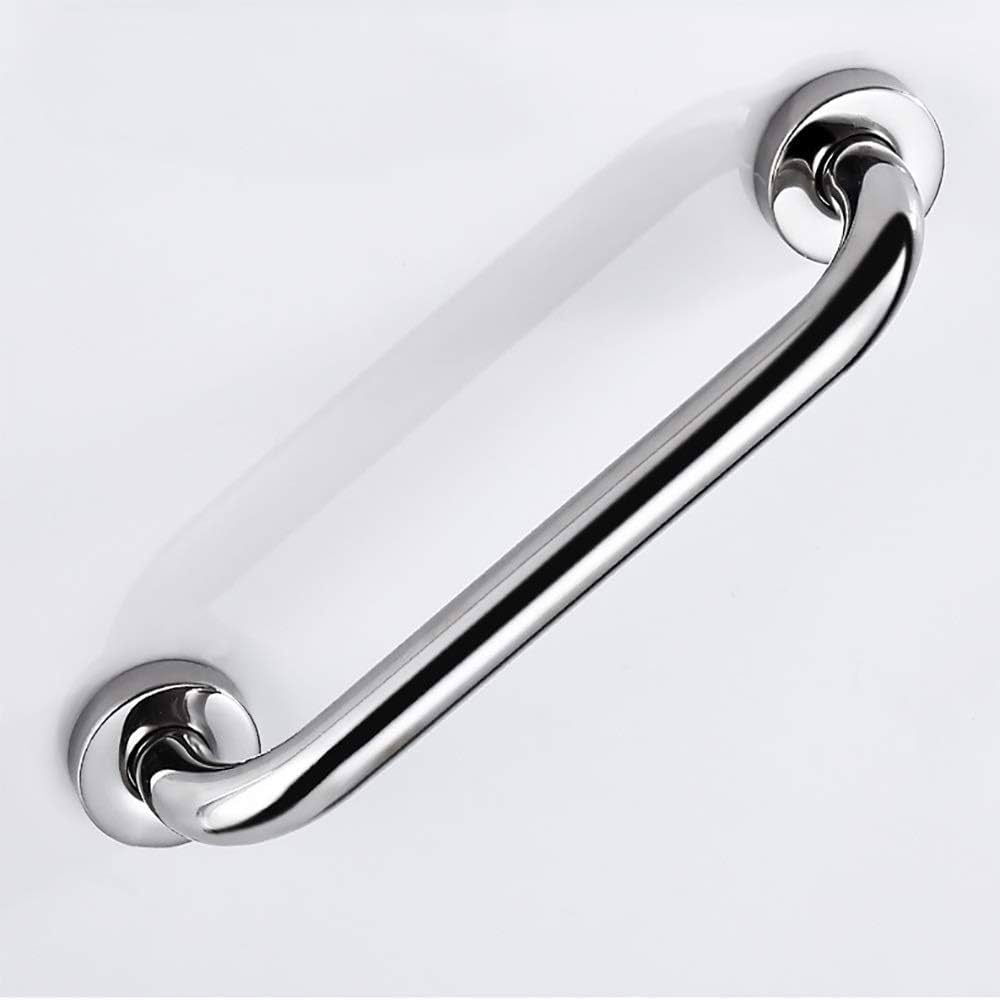 Nes Home Chrome Wall Mounted Straight Grab Bar 380mm Image 2