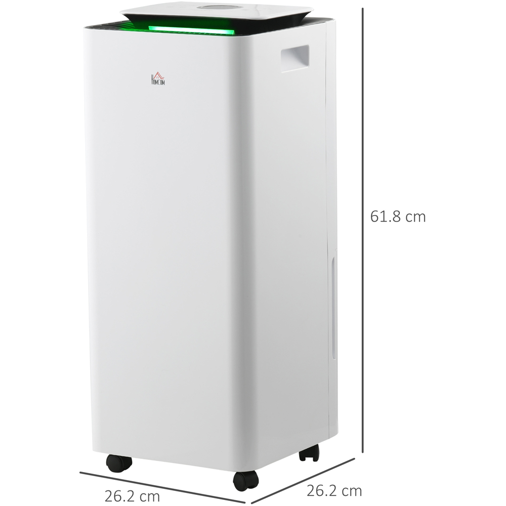 Portland White Portable Dehumidifier with Air Purifier 16L Per Day Image 3