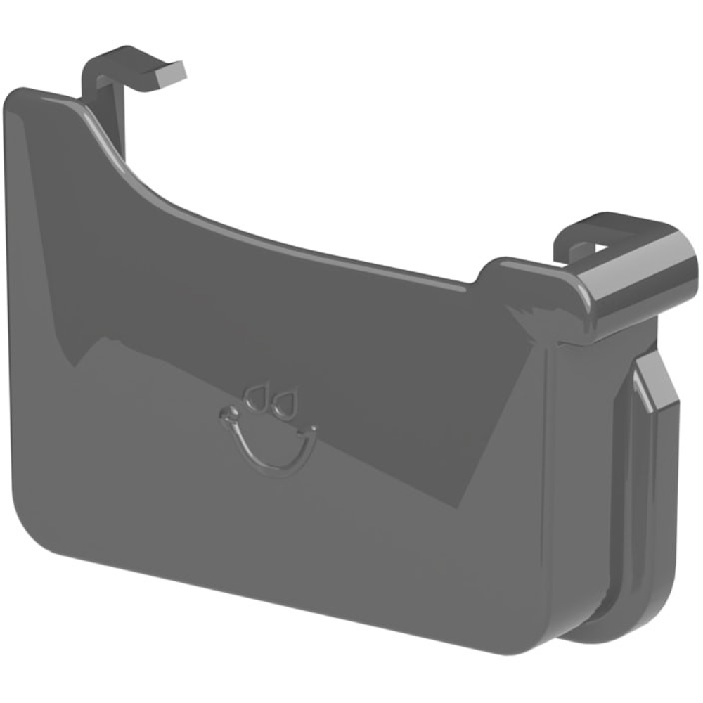 Galeco Square Industrial PVC Gutter Kit Galeco Grey 135mm Image 4