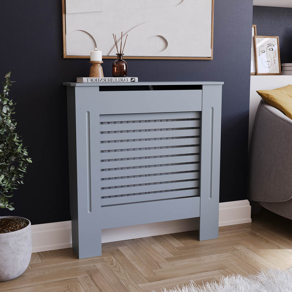 Vida Designs Milton Grey Radiator Cover Small Image 2