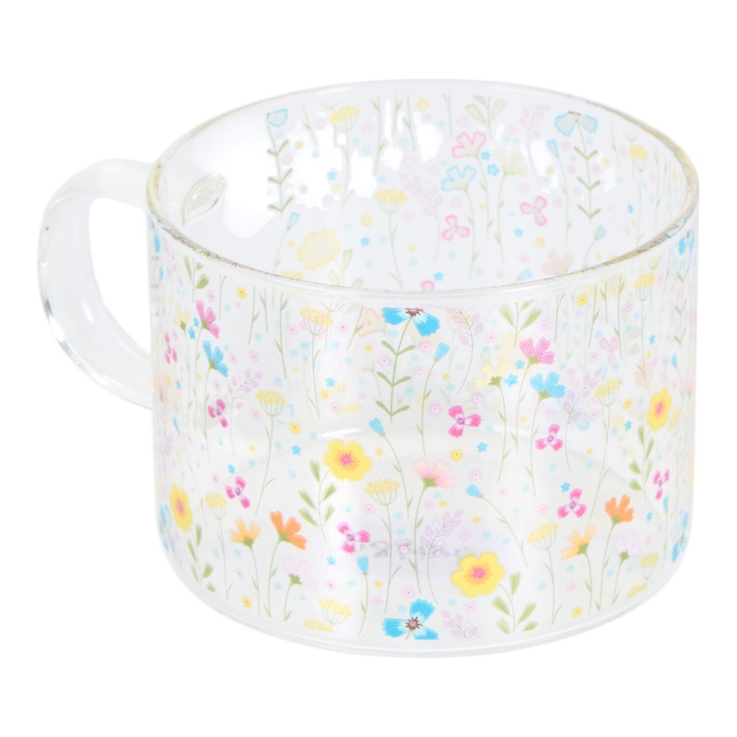 In Bloom Glass Mug Clear Image 3