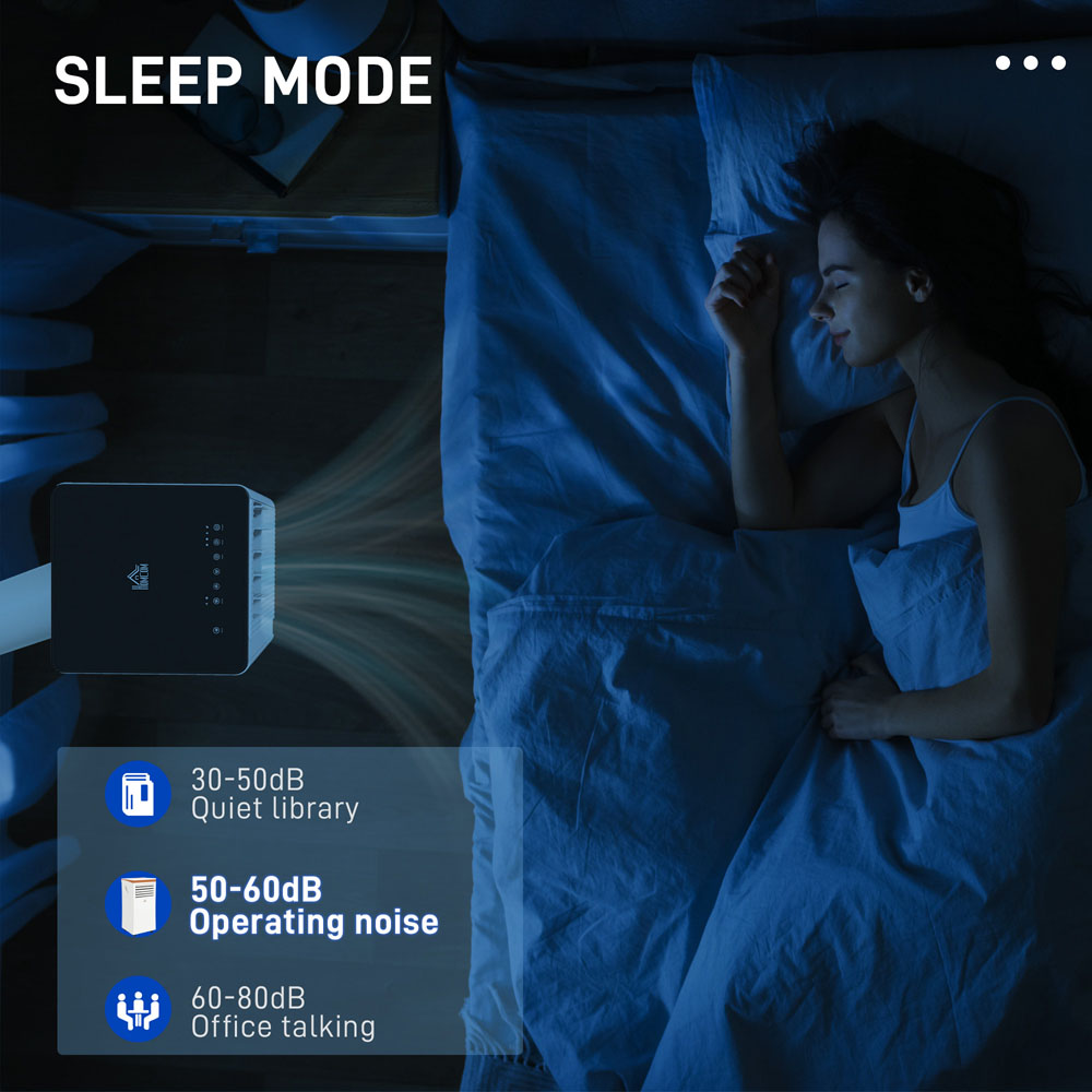 HOMCOM White 9000BTU Portable Air Conditioner with App Control Image 5