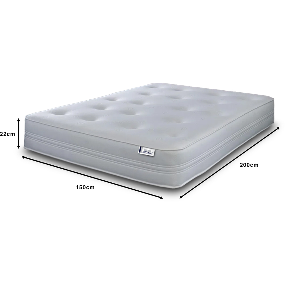 Extreme Comfort King Size Hybrid Tufted Memory Foam and Pinna Coil Spring Mattress Image 4