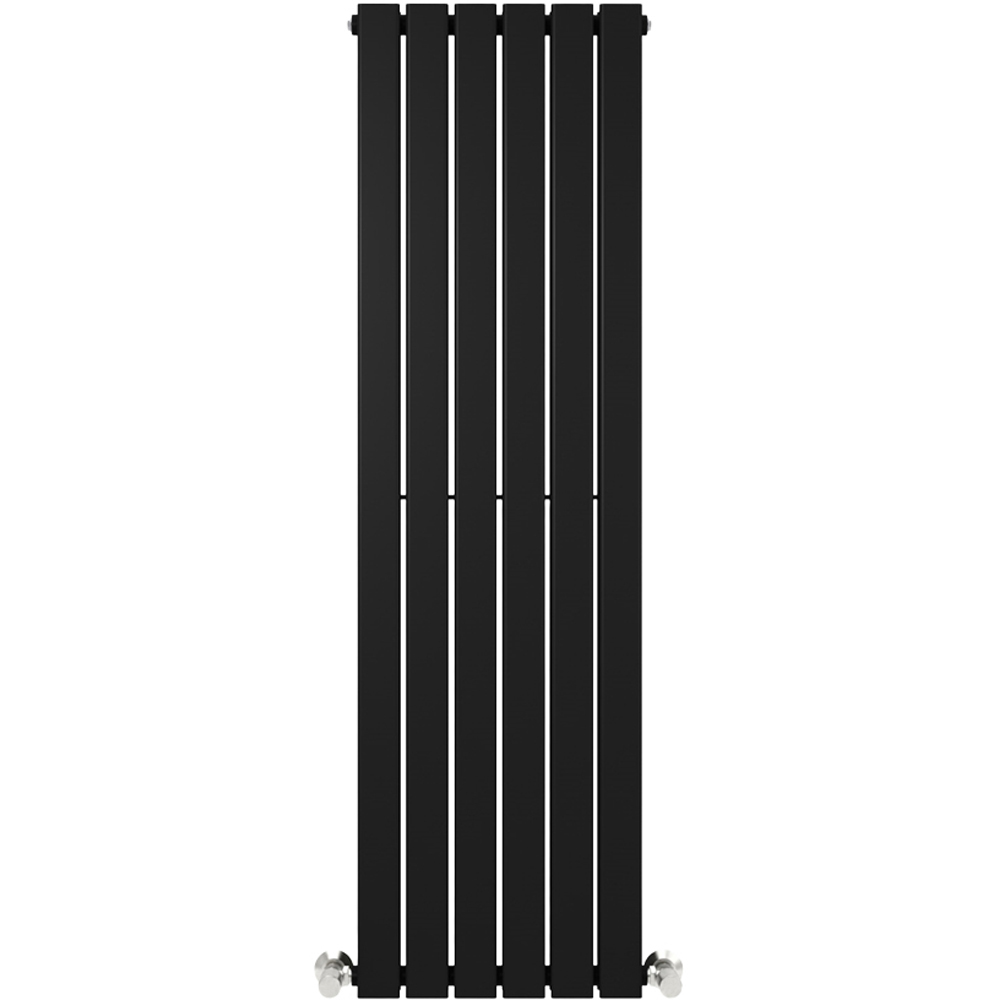 Black 5194 BTU Double Flat Panel Vertical Column Radiator 1600 x 408mm Image 3