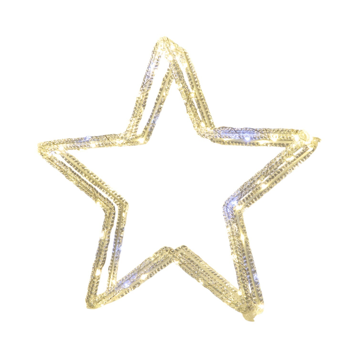 80 LED Hanging StarWhite Image 4