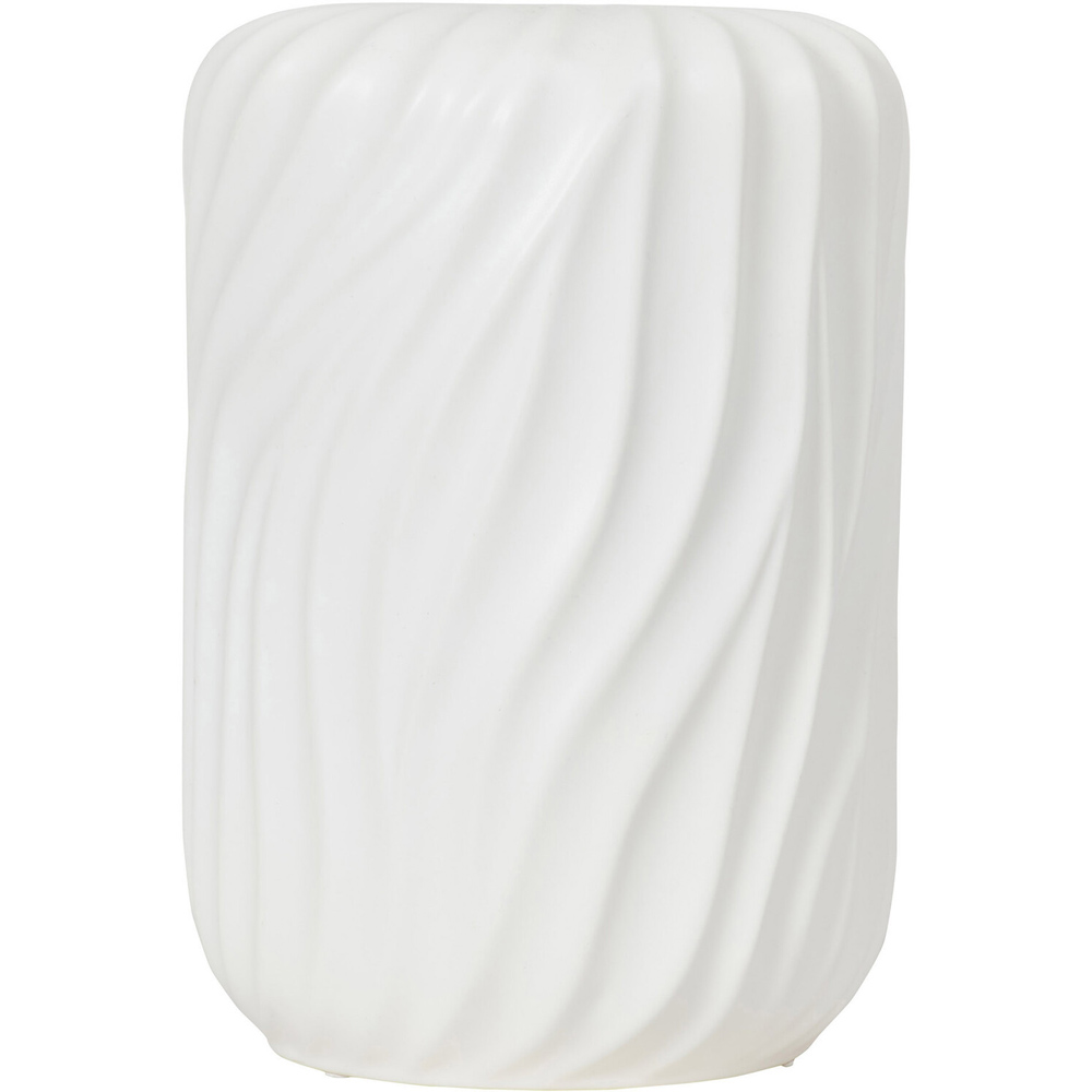 Gaia Textured Vase - White Image 2