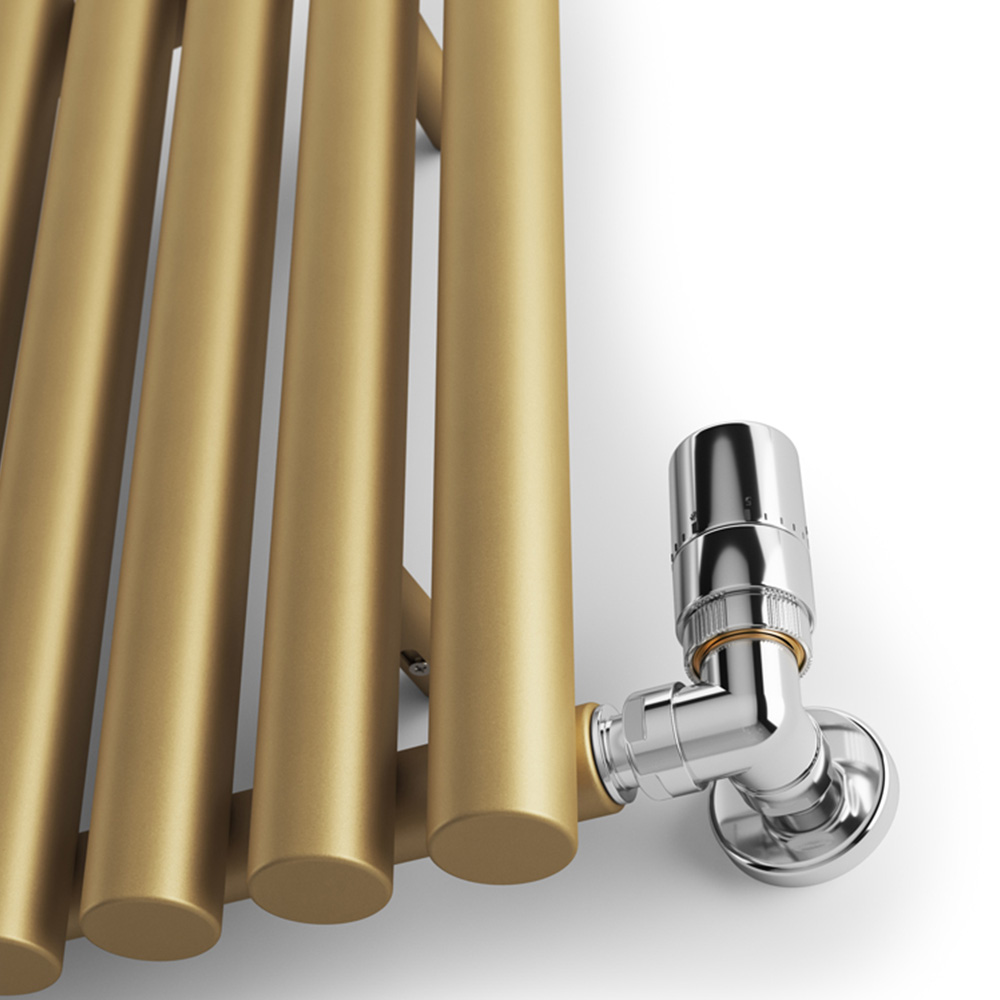 Terma Rolo Room 3399 BTU Brass Radiator 500 x 1470mm Image 6