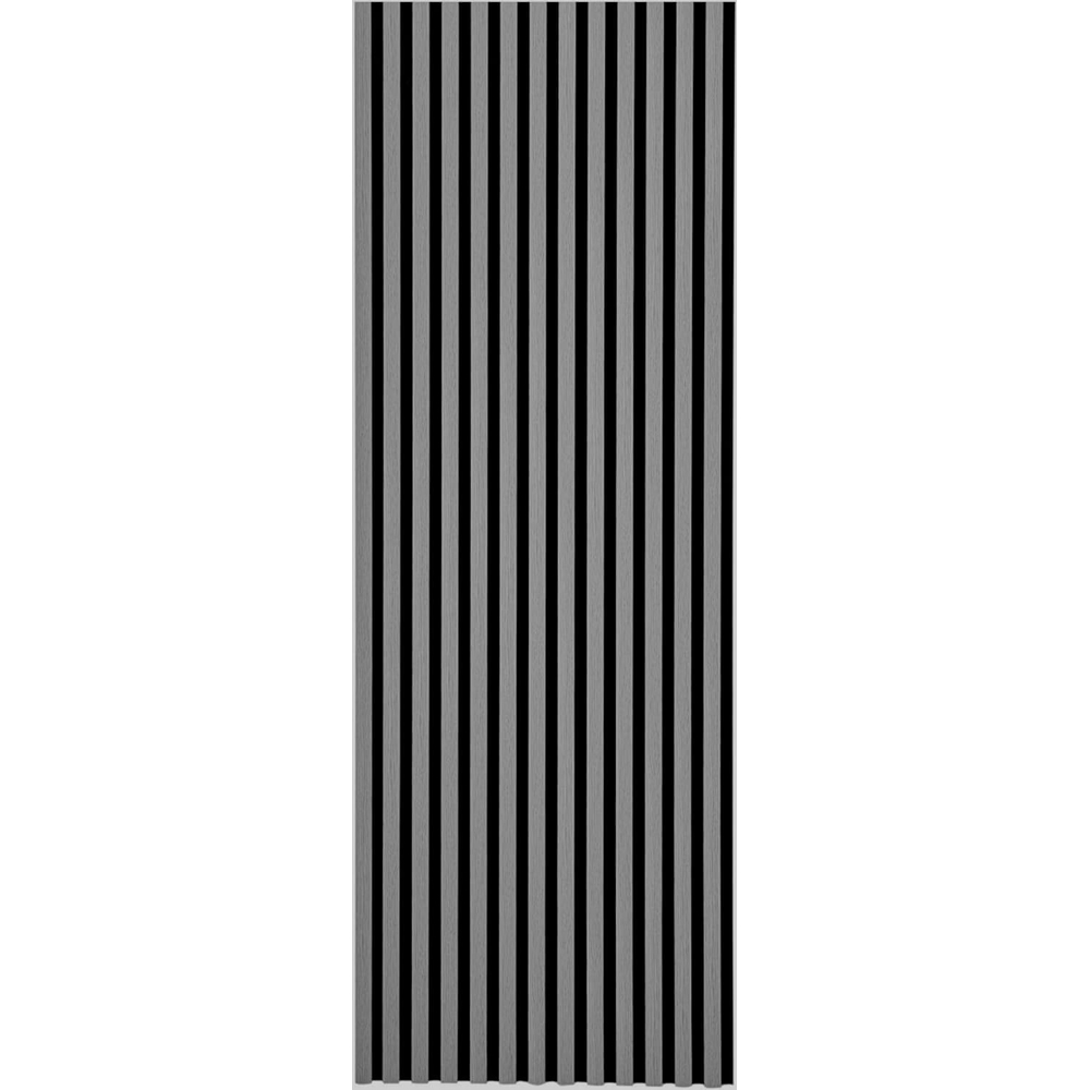 Home Treats Grey Oak Wooden 3D Acoustic Wall Panel 60 x 120cm Image 2