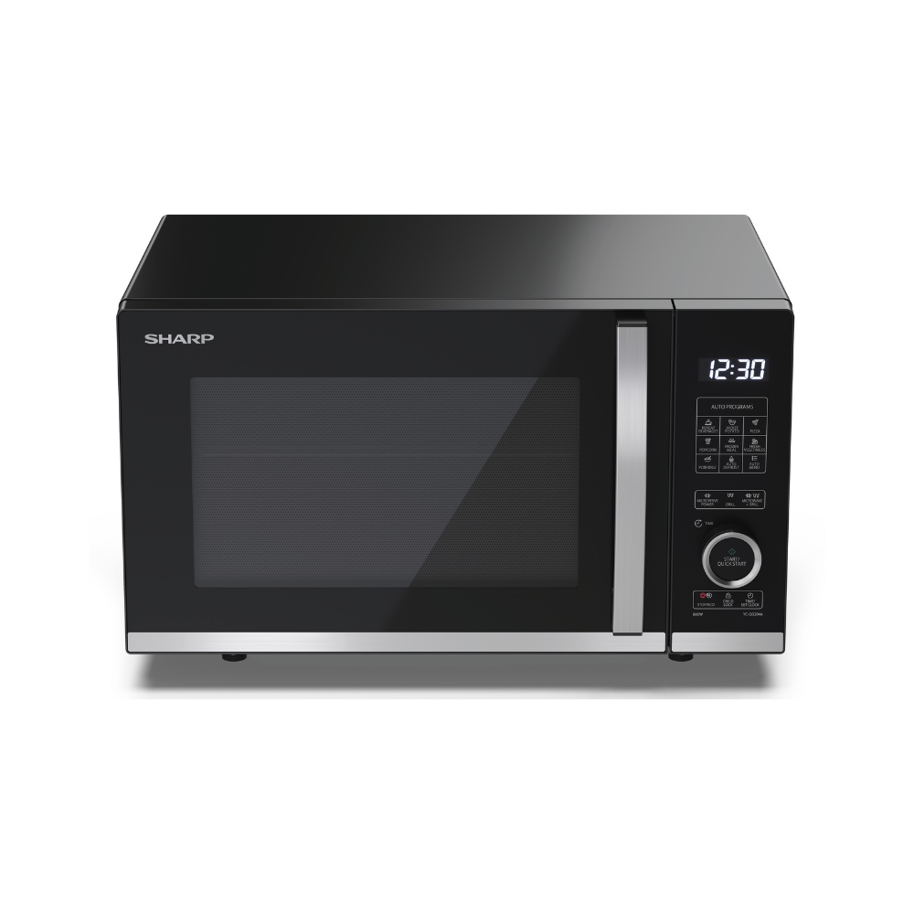 Sharp YC-QG204AU-B 20L Grill Jog Dial Flatbed Microwave 800W Image 4
