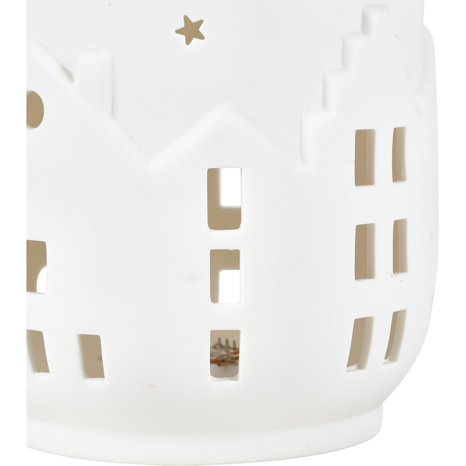 LED Festive Scene Lantern - White Image 6