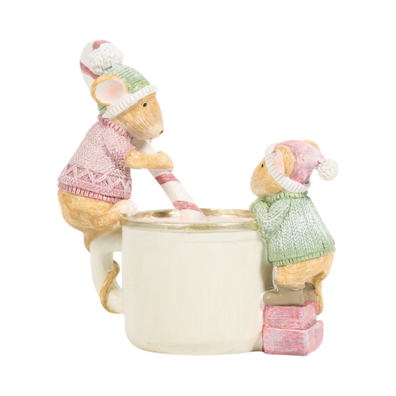 Mouse Cup OrnamentBeige Image 3