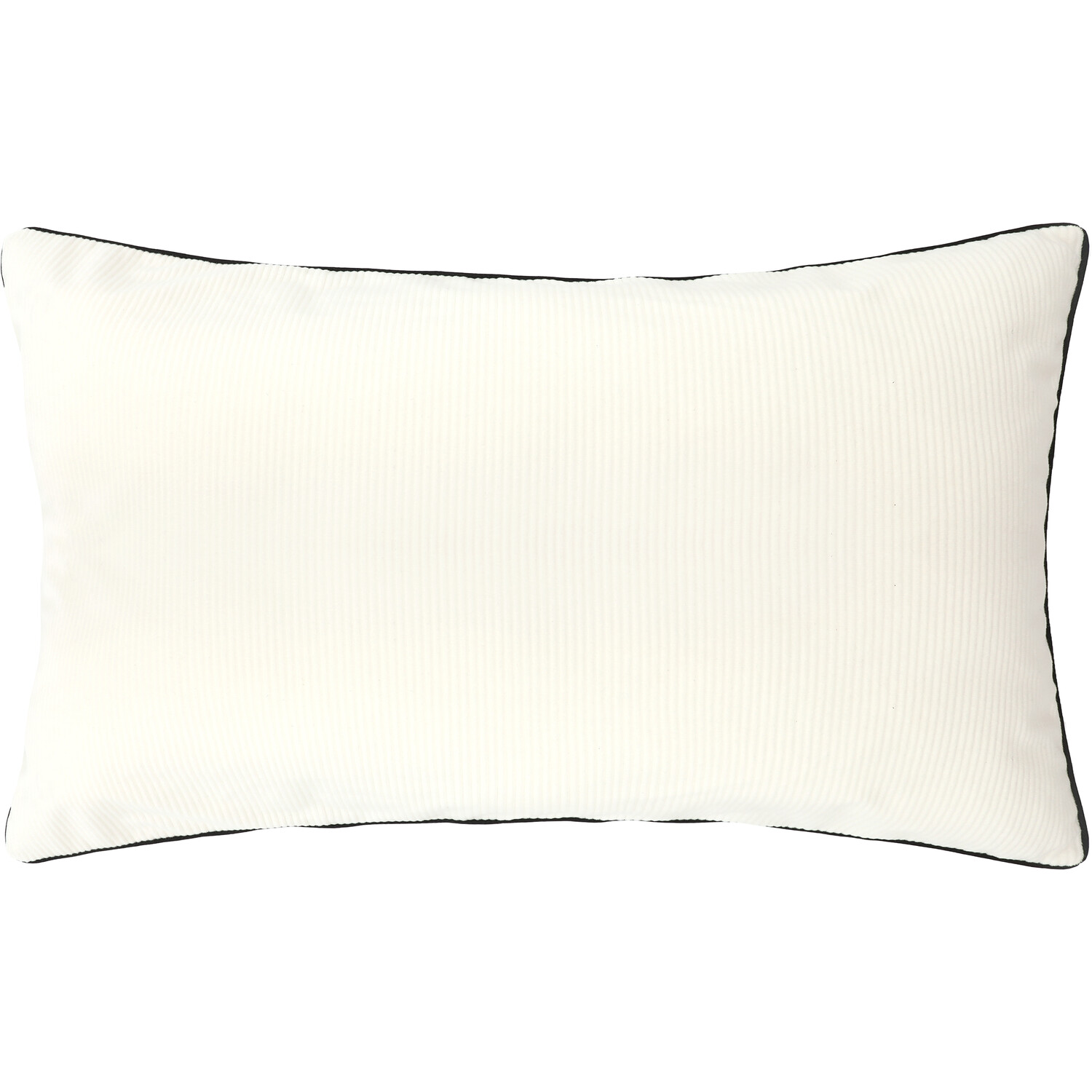 Welcome to Our Web Cushion White and Black Image 2