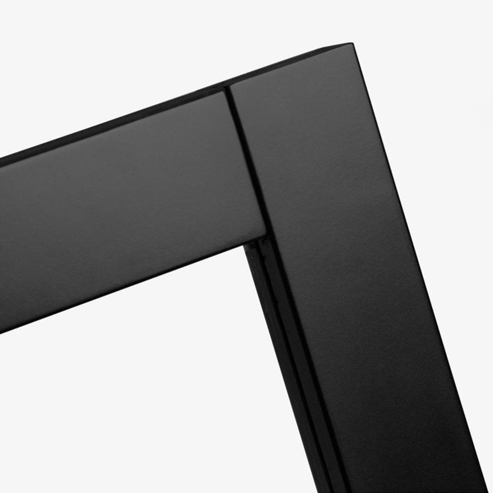 Industrial Studio Black 3 Light Clear Glass Internal Door 1981 x 838 x 35mm Image 4