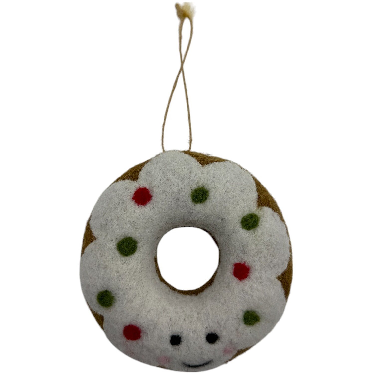 Wool Doughnut Hanging Decoration Multicolour Image 2