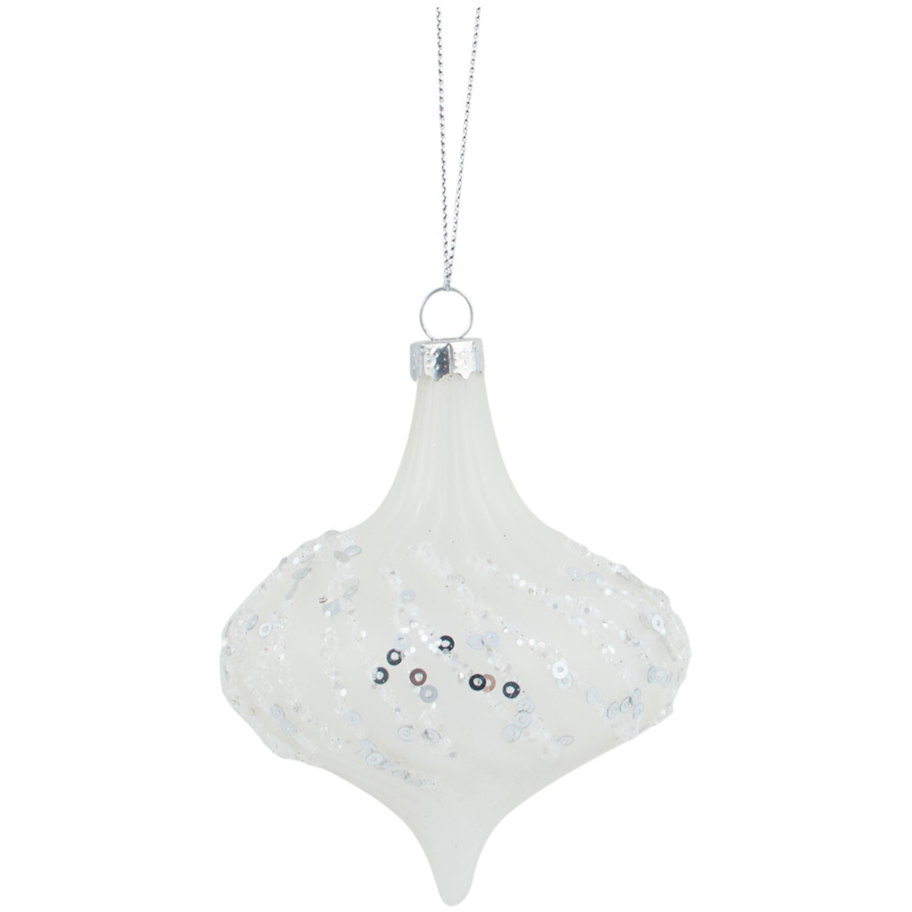 Icy Sequin Bauble Image 1