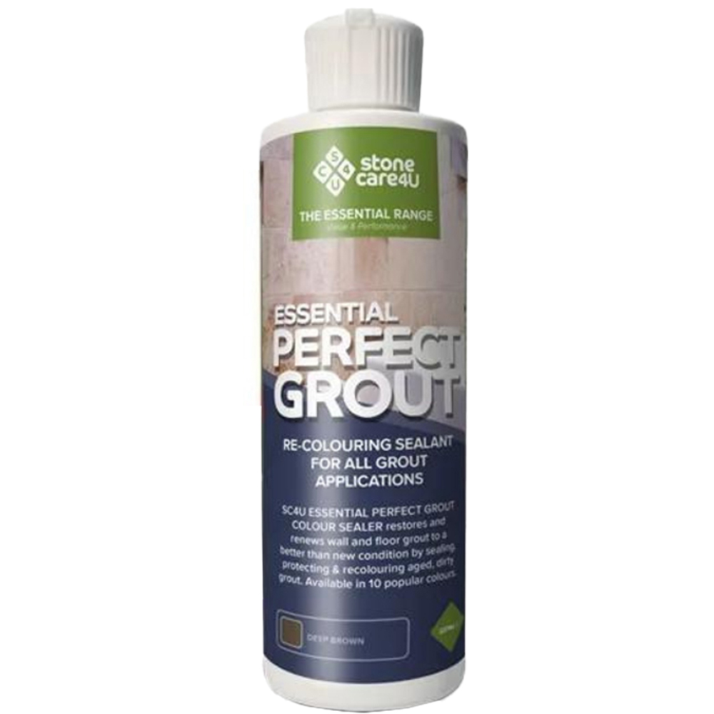 StoneCare4U Essential Deep Brown Perfect Grout Sealer 237ml 2 Pack and Primer 500ml Bundle Image 2