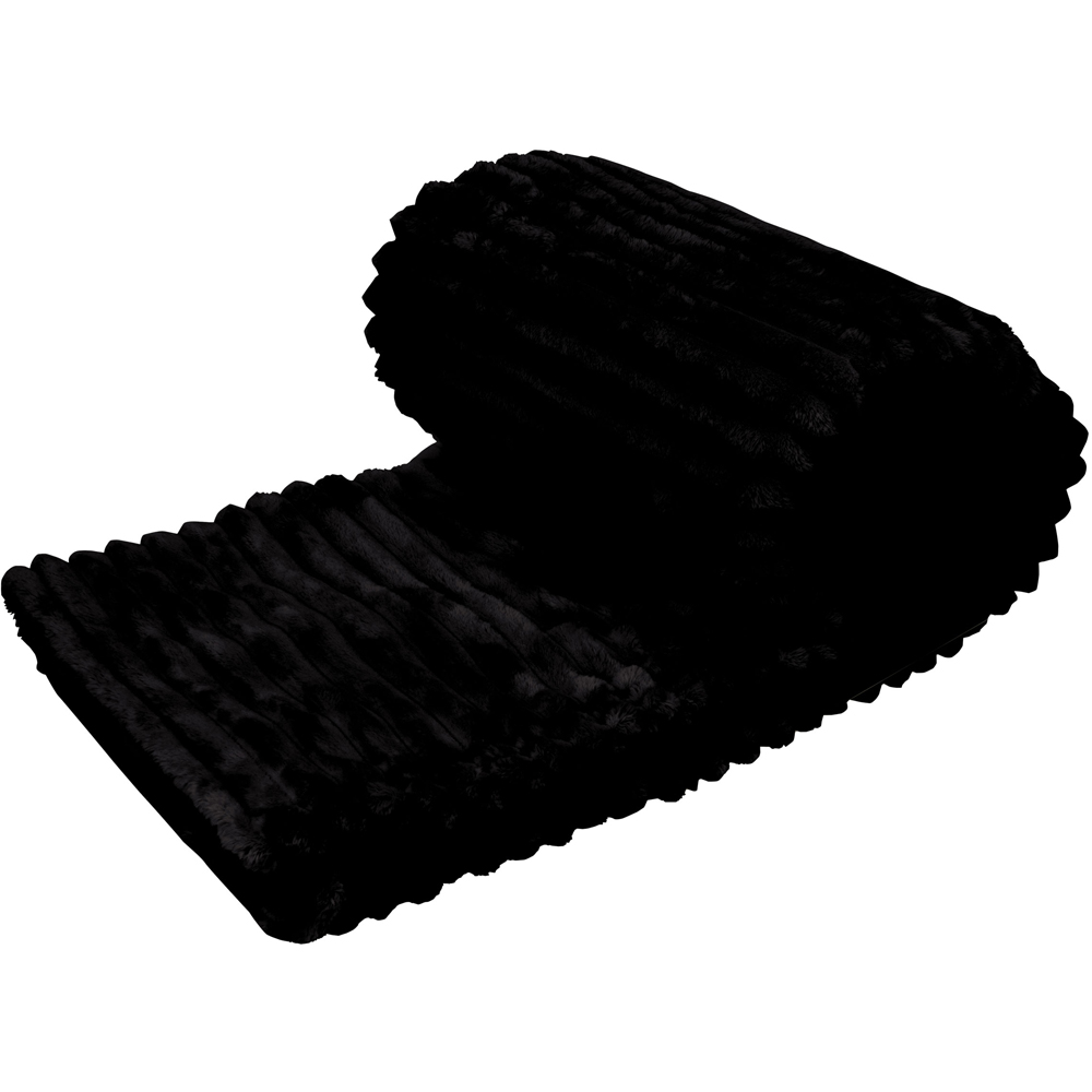 Neo Black Fleece Electric Blanket with Timer and Heat Settings Image 1