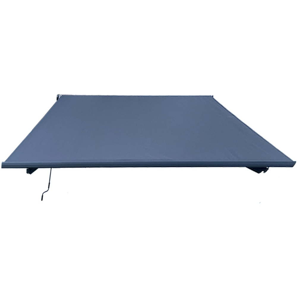 Jack Stonehouse Dark Grey Manual Retractable Awning 3 x 2.5m Image 2