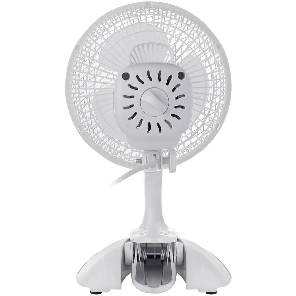 AMOS White 2 in 1 Clip On and Desk Fan 6 inch Image 4