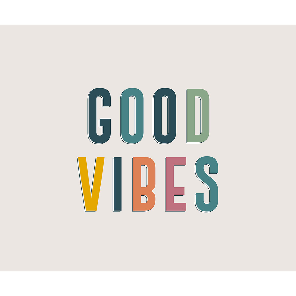 Mirrorstone Nexus Good Vibes Quote Wi-Fi Infrared Heating Panel 1200W 995 x 1195mm Image 4