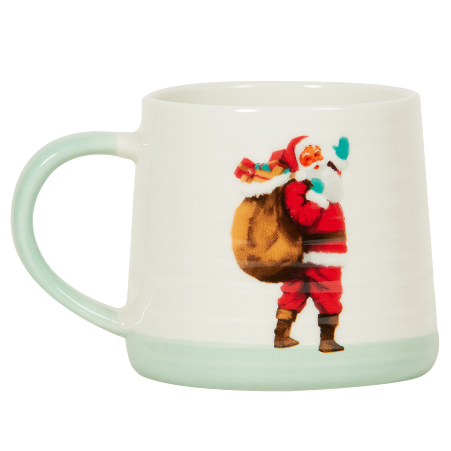 Christmas Ribbed Mug - Multicolour Image 2