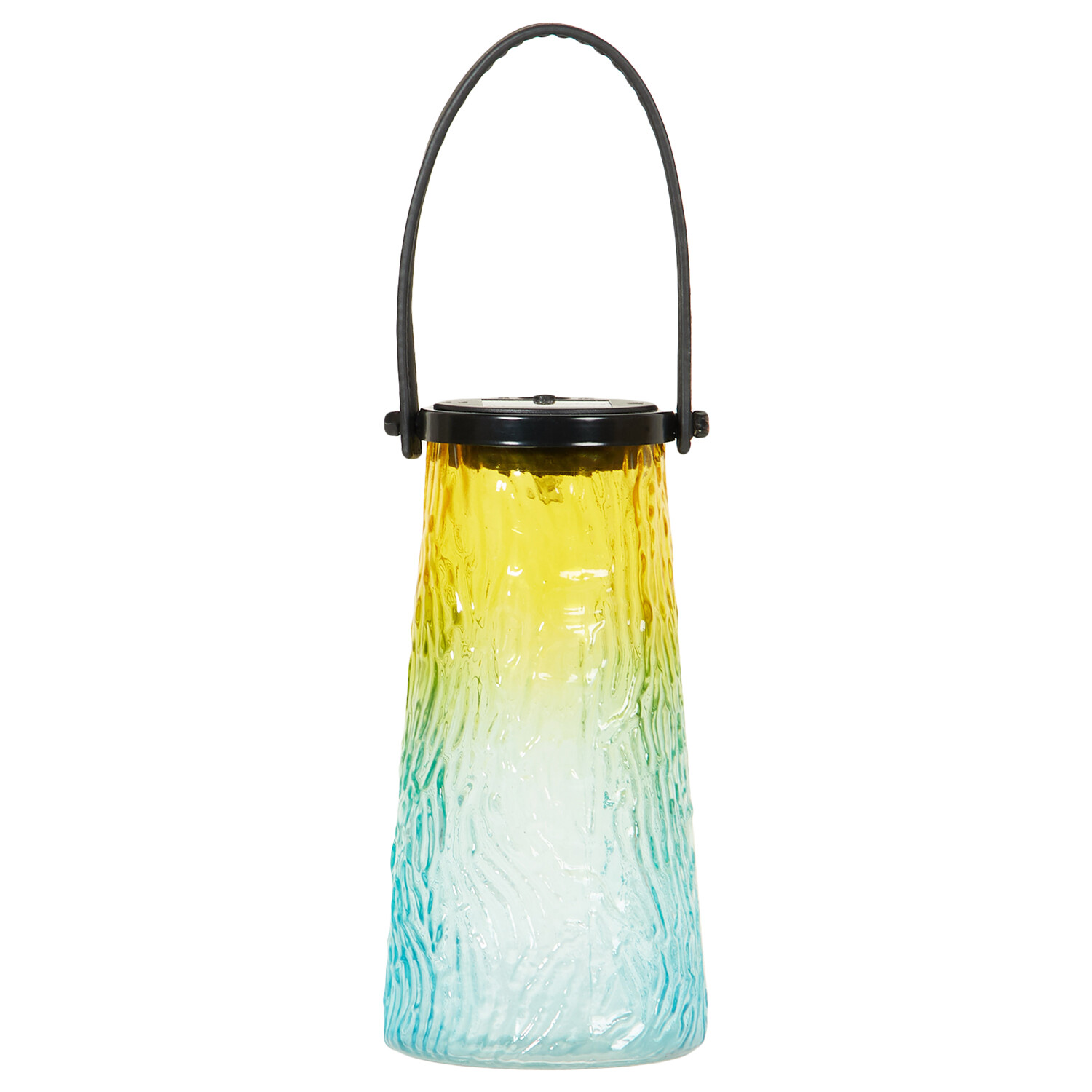Solar Ombre Glass Lantern - Multicolour Image 1