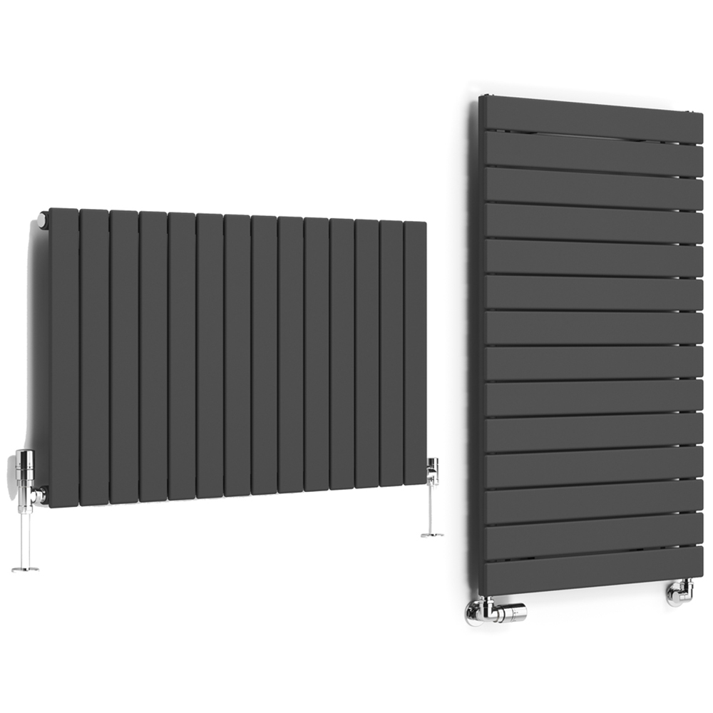 Terma Forte 2425 BTU Metallic Grey Single Panel Radiator 600 x 1032mm Image 5