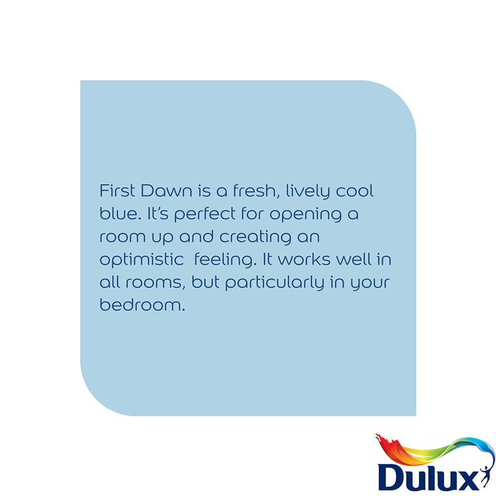 Dulux First Dawn Walls and Ceilings Matt Emulsion Paint 5L Image 7