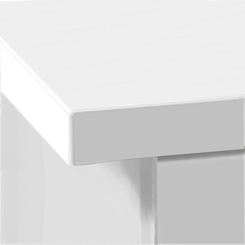 R White Cabinets Home Office Desk White Image 3