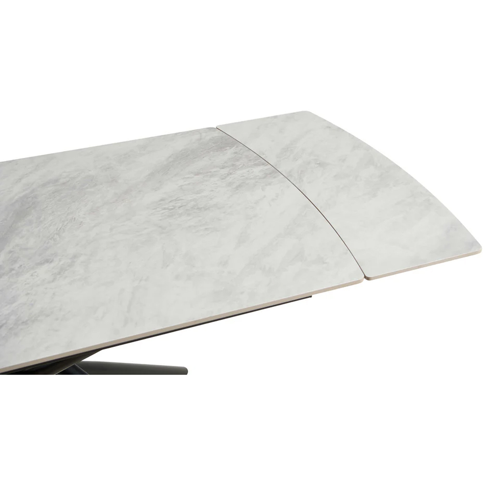 DS Living Kairo 6 Seater Extendable Dining Table Black Marble Vein Image 5