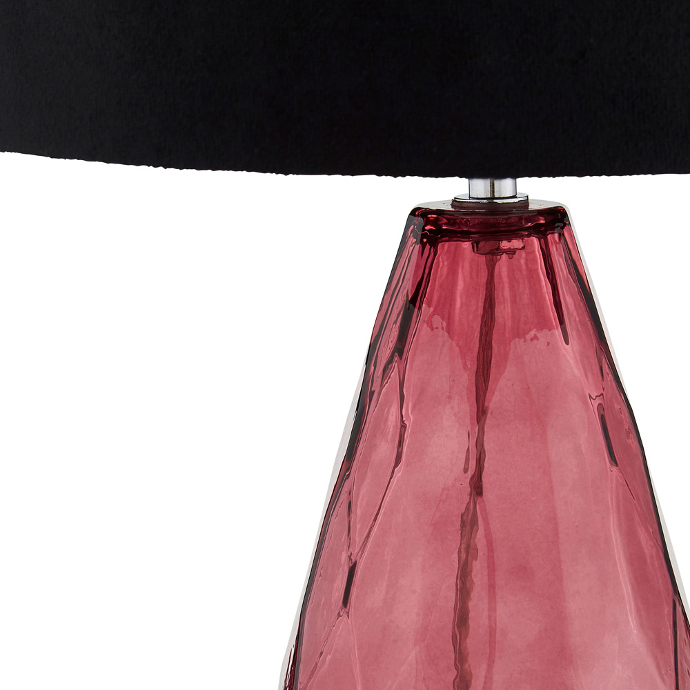 Inlight Wynter Plum Glass Table Lamp Image 4