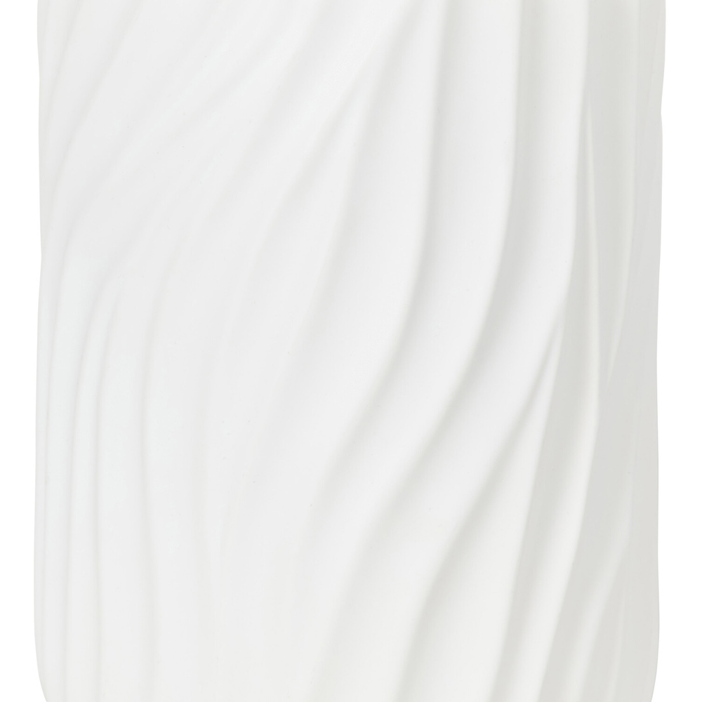 Gaia Textured Vase - White Image 5