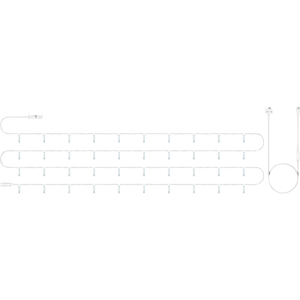 Eagle Connect Cool White LED White String Light 5m Image 2