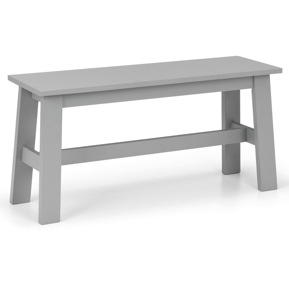 Julian Bowen Kobe 2 Seater Grey Lacquer Dining Bench Image 2
