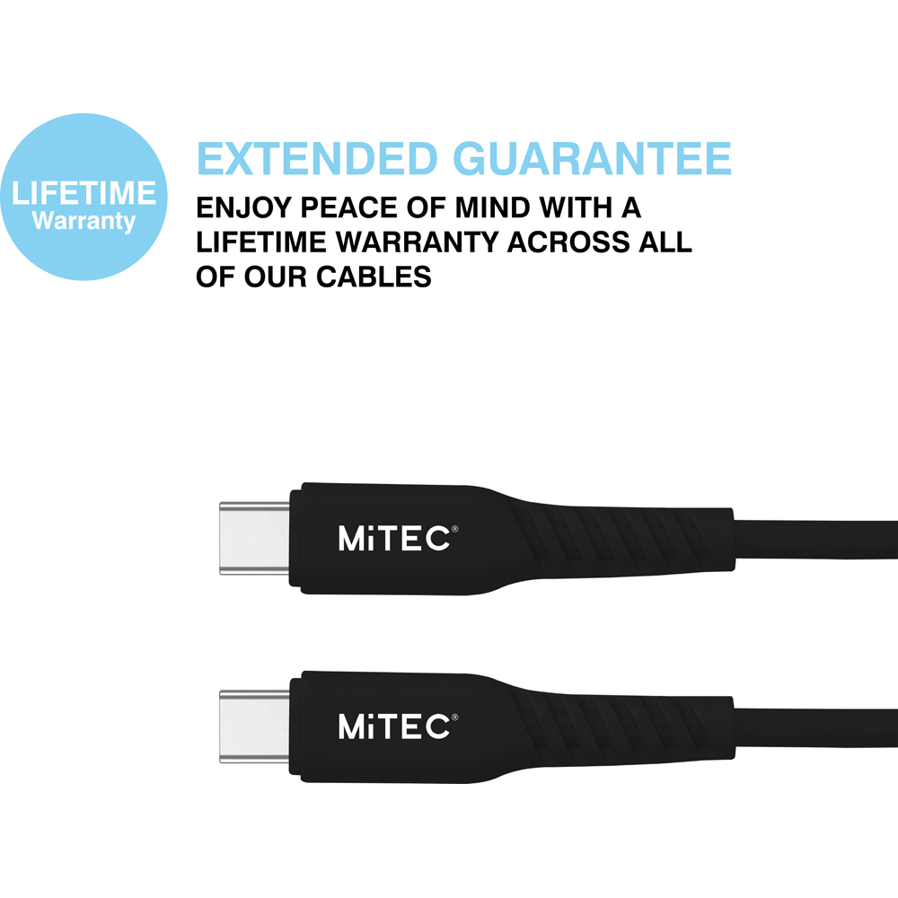 MiTEC MiPOWER 1m USB Type C to Type C Charge and Sync Cable Image 5