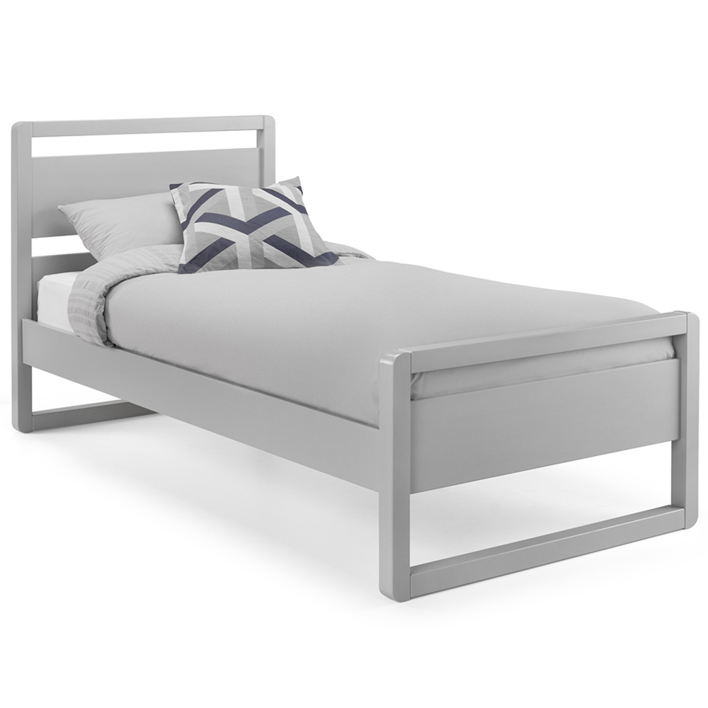 Julian Bowen Venice Single Dove Grey Bed Image 3