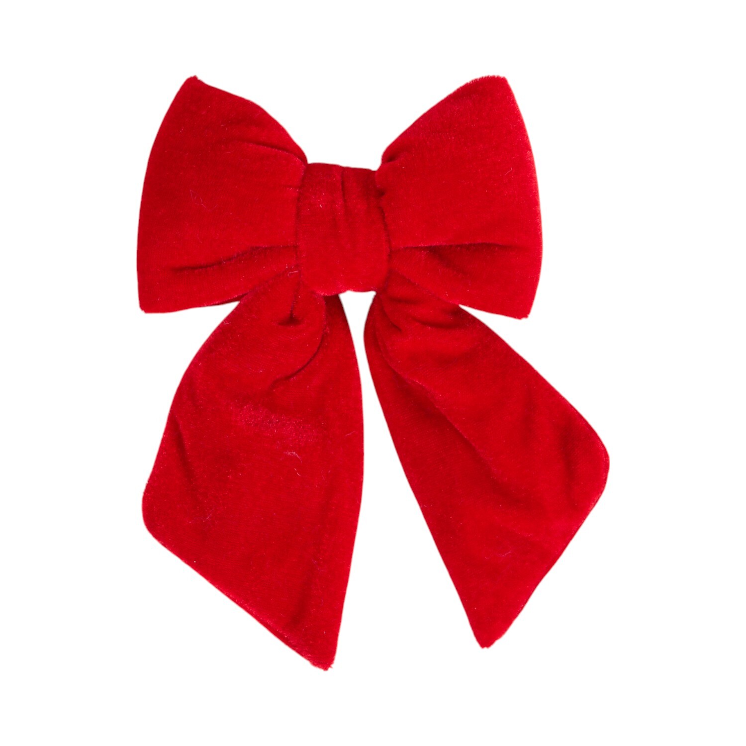 Set of 3 Chunky Plush Bow Tree Decorations Image 2