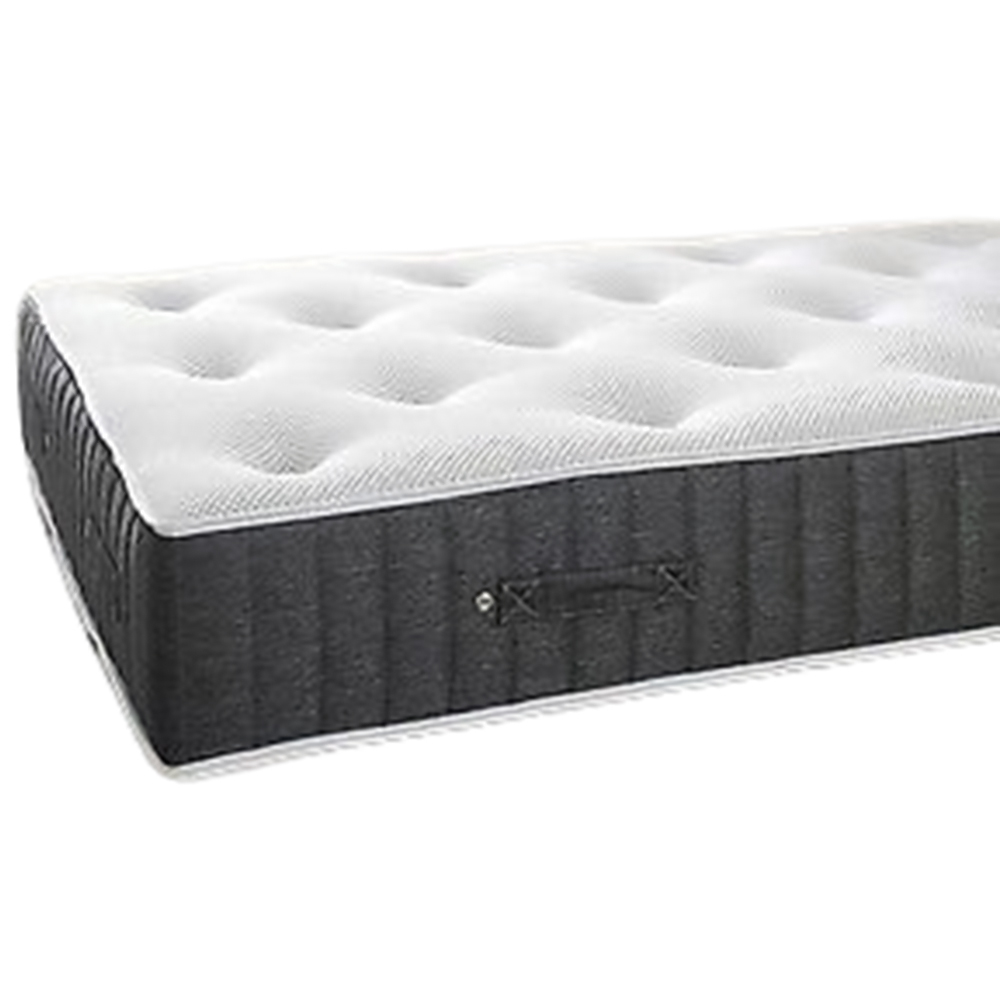 Comfy Living King Size Grey Pocket Sprung Memory Foam Glitzy Mattress Image 1