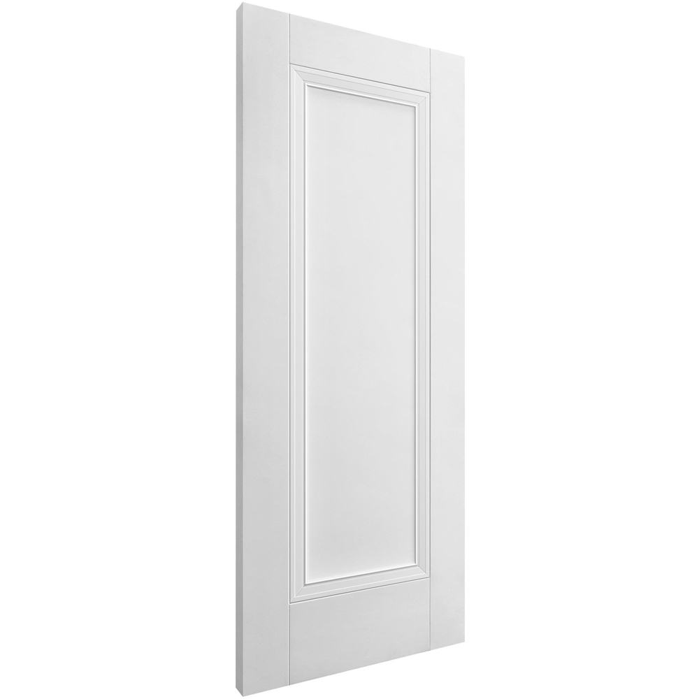 Elegance Lancaster White Primed 1 Panel Internal Fire Door 1981 x 686 x 44mm Image 3