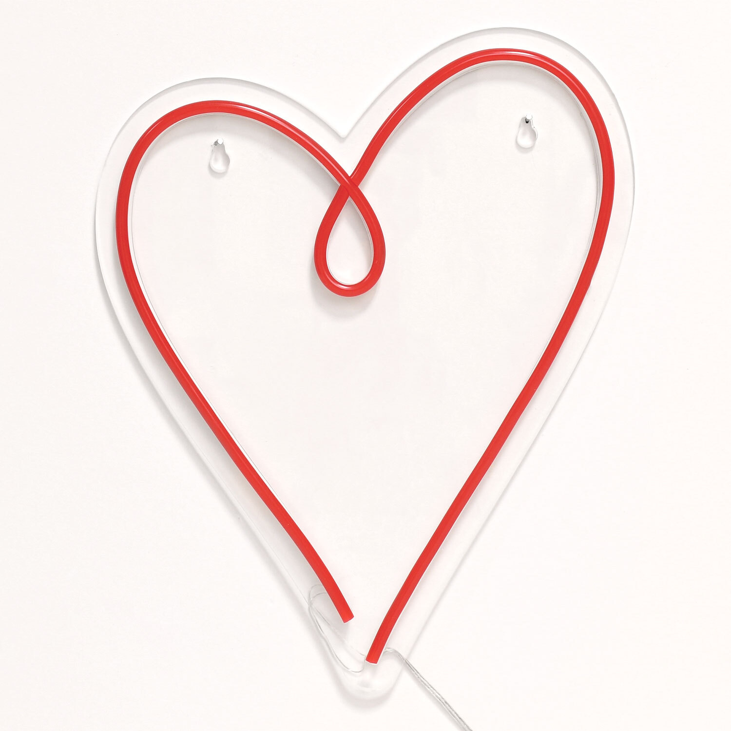 LED Heart Neon Light  - Red Image 5