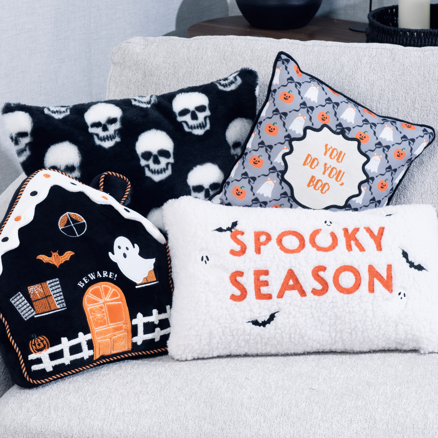 Halloween Slogan Cushion Image 3