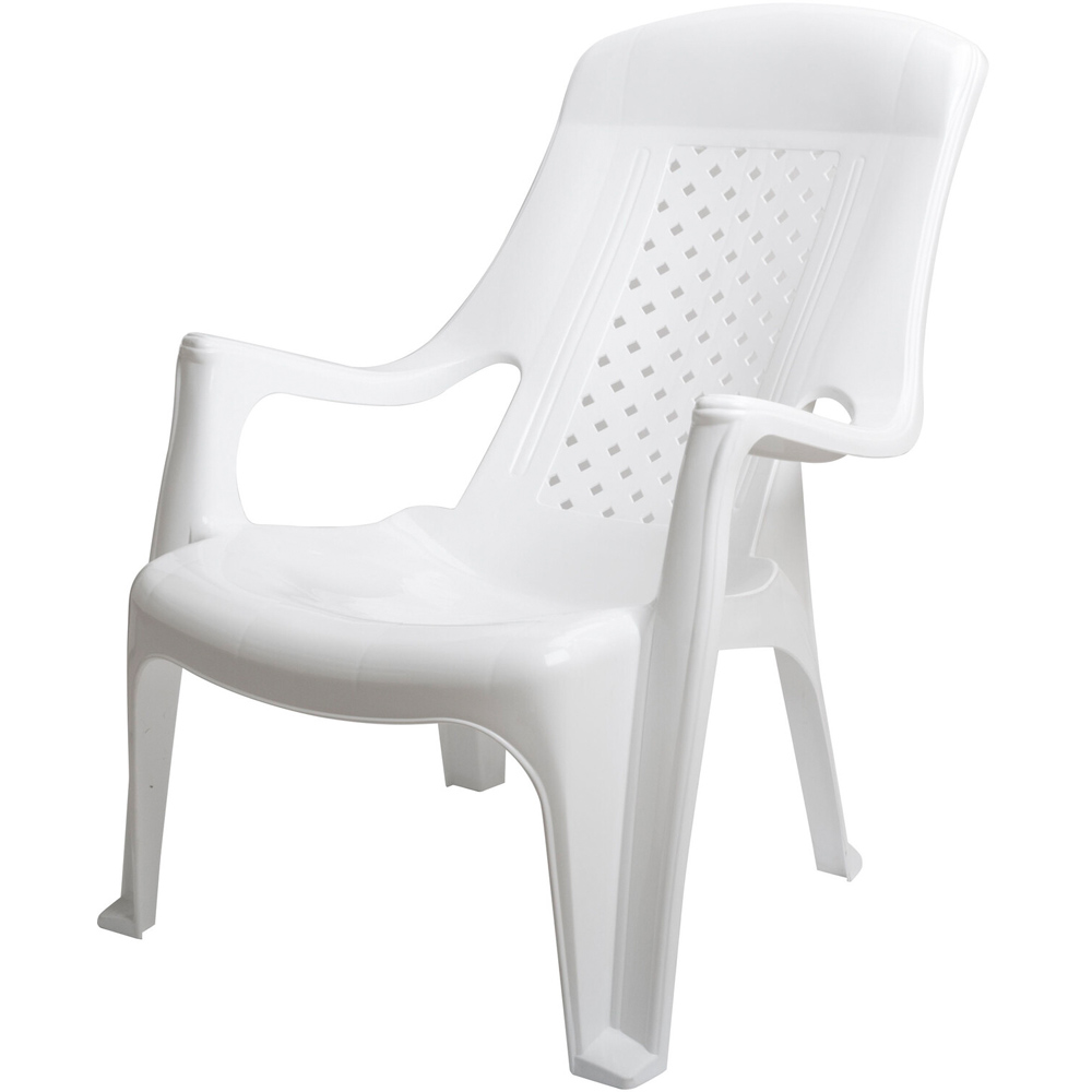 Club Patio Chair - White Image 2