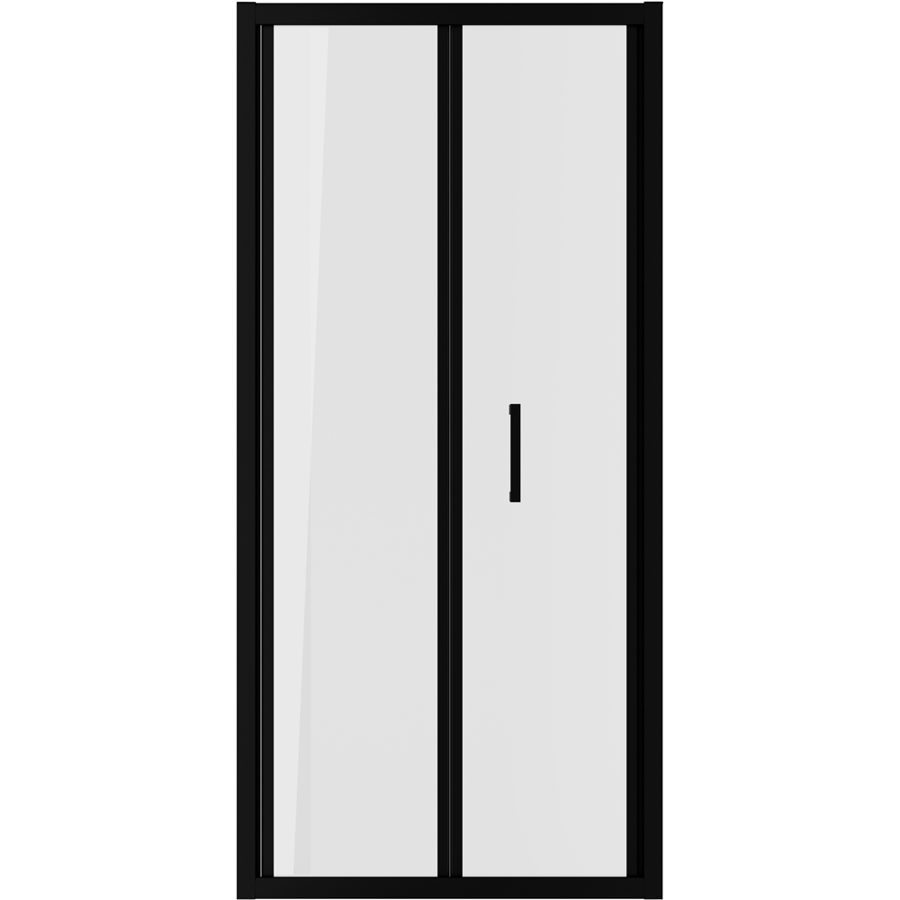 Bathstore Atlantis Black Toughened Safety Glass Bi-Fold Door 760mm Image 4